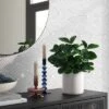 Green Leaf Plant In White Pot - Threshold™ -Threshold™ GUEST 00b79980 a80a 465c bd86 f742978fe819
