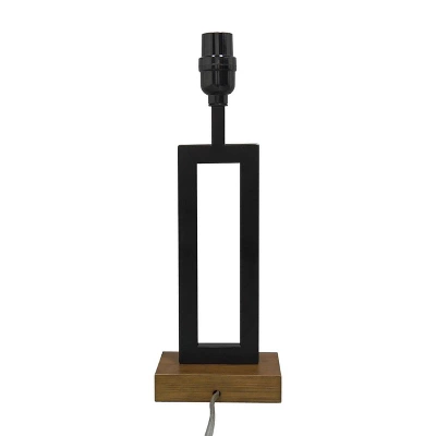Weston Window Small Lamp Base Black - Threshold™: Modern Rectangle, No Assembly Required, ETL Listed 7 Weston Window Small Lamp Base Black - Threshold™: Modern Rectangle, No Assembly Required, ETL Listed - Image 5
