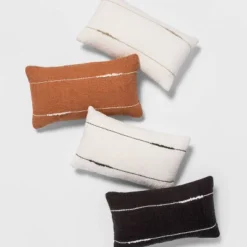 Embroidered Thin Line Lumbar Throw Pillow - Threshold™ -Threshold™ GUEST 0245abf7 37d9 47bd a3d1 e3736bd654da