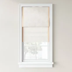 1pc Light Filtering Cordless Linen Blend Roman Window Shade Light Orange - Threshold™ -Threshold™ GUEST 06dc47d6 ef10 4835 b999 4a5f0b7cb58b