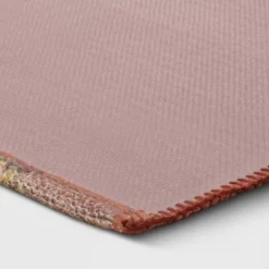 Southbury Washable Printed Diamond Persian Style Rug Rust - Threshold™ -Threshold™ GUEST 0937930e 7b4d 40df a390 3739f7c9d169