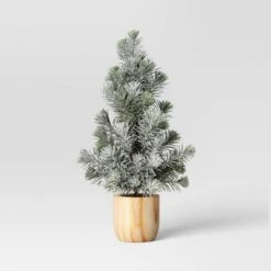 Artificial Plant Snowy Tree In Wood Pot - Threshold™ -Threshold™ GUEST 0ac3b3dc 3fc0 4633 b25b 3cd1be8f10cb