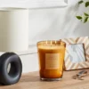 Colored Vase Glass With Dustcover Tobacco And Bergamot Candle Yellow - Threshold™ -Threshold™ GUEST 0dcb4974 1176 4069 8f91 ceebef70424a