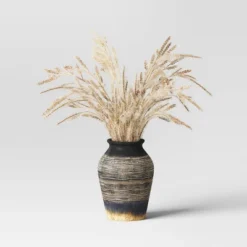 Grass Arrangement In Ceramic Pot Black - Threshold™ -Threshold™ GUEST 0efded28 a1c0 4c30 b142 c93cc97829c1