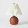 Oval Table Lamp With Pleated Shade (Includes LED Light Bulb) Red - Threshold™ Designed With Studio McGee -Threshold™ GUEST 1381b54e 31ee 4704 9c0b 9ec4fa8c1bcd