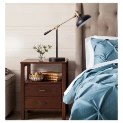 Crosby Schoolhouse Desk Lamp Black - Threshold™: Adjustable Stand, ETL Listed, Metal Shade, No Assembly Required -Threshold™ GUEST 1388b42a 2687 4f58 b287 a20b4e78563e