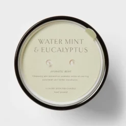 Colored Vase Glass With Dustcover Watermint And Eucalyptus Candle Green - Threshold™ 12 Colored Vase Glass With Dustcover Watermint And Eucalyptus Candle Green - Threshold™ -Threshold™ GUEST 138a925b cebc 4734 877a 32f650153977