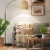 Addison Arc Floor Lamp With Natural Rattan Shade - Threshold™ 2 Addison Arc Floor Lamp With Natural Rattan Shade - Threshold™ -Threshold™ GUEST 16730a16 e760 4191 9491 15d69e703556