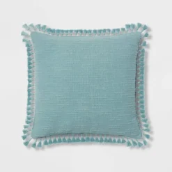 Euro Textured Slub Tassel Decorative Throw Pillow - Threshold™ -Threshold™ GUEST 1844d88a 7ae3 429a 8a24 992975e4da74