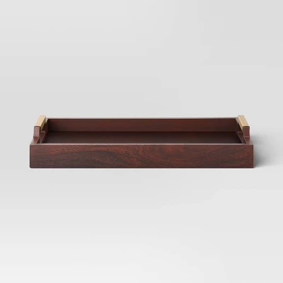 Decorative Wood Tray - Threshold™ 6 Decorative Wood Tray - Threshold™ - Image 4