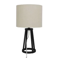 Medium Modern Industrial Assembled Table Lamp Black - Threshold™: UL Listed, Cotton-Linen Shade, Metal Body, No Bulb Included 17 Medium Modern Industrial Assembled Table Lamp Black - Threshold™: UL Listed, Cotton-Linen Shade, Metal Body, No Bulb Included -Threshold™ GUEST 19cc2006 fe39 45ed a7d0 b36f31d0c86a