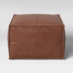 Earl Faux Leather French Seam Ottoman - Threshold™ 9 Earl Faux Leather French Seam Ottoman - Threshold™ -Threshold™ GUEST 1ca016c4 48cf 42c5 88cc be9b261971b8