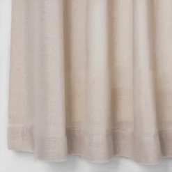 2pk 42"x36" Light Filtering Bonaire Curtain Tiers Beige - Threshold™ 7 2pk 42"x36" Light Filtering Bonaire Curtain Tiers Beige - Threshold™ -Threshold™ GUEST 1ceb97a3 eae5 4878 bb8e 89af20ef715b