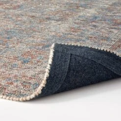 Persian Printed Poly/Wool Handmade Tufted Area Rug Blue/Brown - Threshold™ Designed With Studio McGee -Threshold™ GUEST 1d4381fd 485a 406a a081 272318166008