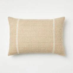 Oversize Embroidered Striped Throw Pillow Cream - Threshold™ Designed With Studio McGee -Threshold™ GUEST 1ddb9719 cee8 4fd1 9365 47a3d094f05c