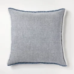 Oversized Reversible Linen Square Throw Pillow With Frayed Edges - Threshold™ Designed With Studio McGee -Threshold™ GUEST 203bd06b aca7 4221 8c6f 8e72bb86ebc1