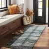 2'4"x7' Handloom Diamond Runner Rug Blue - Threshold™: Indoor Low Pile, Cotton & Jute, Entryway Or Kitchen Use -Threshold™ GUEST 21bdb336 48f0 49c3 bd63 ef6bca346398