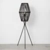 Diamond Tripod Floor Lamp Black With Rattan Shade (Includes LED Light Bulb) - Threshold™: Nautical Standing Illumination -Threshold™ GUEST 21f4da7e d778 4e4c 96d0 7750b771b02c