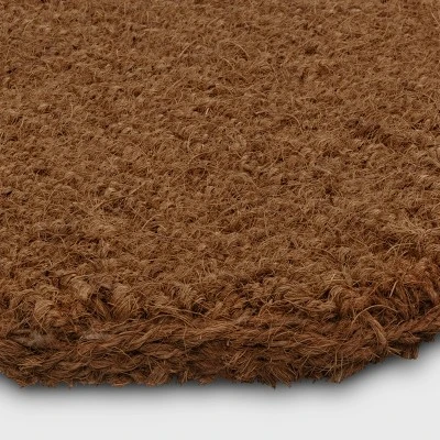 1'6"x2'6" Octagon Frame Coir Doormat Black - Threshold™ Designed With Studio McGee™ 5 1'6"x2'6" Octagon Frame Coir Doormat Black - Threshold™ Designed With Studio McGee™ - Image 3