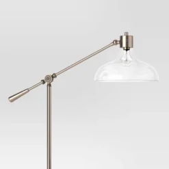 Crosby Bell Floor Lamp Brass With Glass Shade - Threshold™ -Threshold™ GUEST 26149be8 59a3 4410 bac0 69bf4e1c57fc