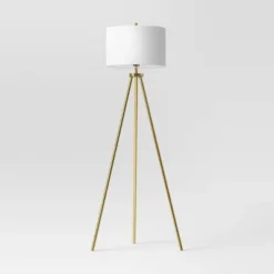 Ellis Tripod Floor Lamp Brass - Threshold™ -Threshold™ GUEST 263804f4 23df 4efe ae72 a07eedaf8c93