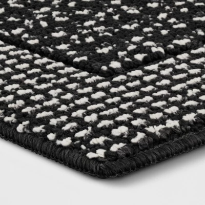 Washable Geometric Border Tufted Rug - Threshold 3 Washable Geometric Border Tufted Rug - Threshold