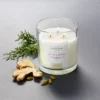 Clear Glass Santal & Ginger Candle White - Threshold™ Designed With Studio McGee 1 Clear Glass Santal & Ginger Candle White - Threshold™ Designed With Studio McGee -Threshold™ GUEST 317bcb5d 3528 47d5 a99a 5c2e256c5707