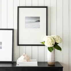 19.49" X 25.49" Matted To 8" X 10" Gallery Single Image Frame Black - Threshold™ Designed With Studio McGee -Threshold™ GUEST 356a11f8 2ae3 447b 8826 71699e132875