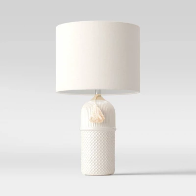 Large Assembled Ceramic Table Lamp White - Threshold™ 9 Large Assembled Ceramic Table Lamp White - Threshold™ - Image 7