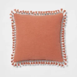 Euro Textured Slub Tassel Decorative Throw Pillow - Threshold™ -Threshold™ GUEST 3bd19ffb e688 44b0 8dc2 0b5a7009dfa2