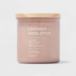Glass Jar Lavender And Eucalyptus Candle - Threshold™ -Threshold™ GUEST 3db36f68 f2c9 4561 a858 68d6584366c0
