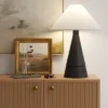 Ceramic Table Lamp With Tapered Shade Black (Includes LED Light Bulb) - Threshold™ 2 Ceramic Table Lamp With Tapered Shade Black (Includes LED Light Bulb) - Threshold™ -Threshold™ GUEST 41c900f6 d5e3 428f 9e92 5e53b6a90e6b