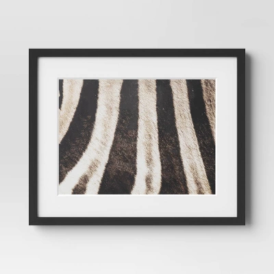 20" X 16" 2pc Zebra Close Up Glass Framed Wall Posters - Threshold™ 4 20" X 16" 2pc Zebra Close Up Glass Framed Wall Posters - Threshold™ - Image 2
