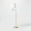 Adjustable Floor Lamp Brass Iron With Pleated Shade - Threshold™ Designed With Studio McGee -Threshold™ GUEST 4554f117 11af 4fa9 8548 5c44ccc13bee