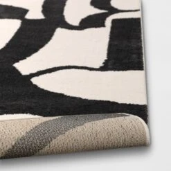 Abstract Inkblot Rug Black/White - Threshold™ -Threshold™ GUEST 4794689c 040b 444b b960 d50b9ba49a0e