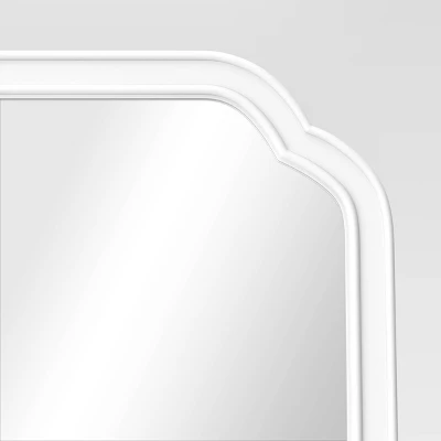 20" X 60" Easel French Country Collection Mirror White - Threshold™ 4 20" X 60" Easel French Country Collection Mirror White - Threshold™ - Image 2