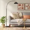 Adjustable Arc Floor Lamp With Swivel Head Black (Includes LED Light Bulb) - Threshold™ -Threshold™ GUEST 4d252820 993e 40f4 abbe f2ae65ed404d
