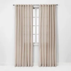 1pc Light Filtering Linen Window Curtain Panel - Threshold™ -Threshold™ GUEST 4db17cab 22b1 49a0 9537 7c04d068a2c5