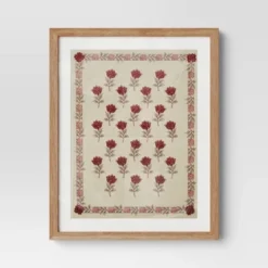 (Set Of 2) 16"x 20" Embroidered Floral Textile Wall Decors Neutrals - Threshold™ 9 (Set Of 2) 16"x 20" Embroidered Floral Textile Wall Decors Neutrals - Threshold™ -Threshold™ GUEST 4e5a3a23 787e 409a 893b babda9c15a09