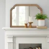 36" X 26" French Country Mantle Wood Mirror Natural - Threshold™ -Threshold™ GUEST 4e87bb24 bf24 4e6a 8a30 c8b4a0959b21