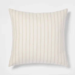 Oversized Cotton Striped Square Throw Pillow - Threshold™ 12 Oversized Cotton Striped Square Throw Pillow - Threshold™ -Threshold™ GUEST 4f713579 8e75 4463 a43e 8ad2a3afb065