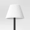 Small Pleated Lamp Shade White - Threshold™: Empire Shape, Cotton/Nylon, 7" H -Threshold™ GUEST 520e3b60 8aaa 472f 826c acbdb6e80f0e