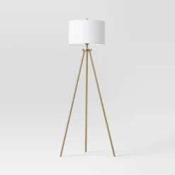 Ellis Tripod Floor Lamp Brass - Threshold™ -Threshold™ GUEST 523c462d c1c1 4a9a 898d 0d6924e5de05