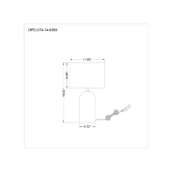 Glass Table Lamp With Open Base And Natural Shade - Threshold™ -Threshold™ GUEST 5259e94e 71c5 4ed7 827c 374db3a5da9e