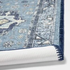 Vintage Persian Medallion Kitchen Rug Blue - Threshold™ -Threshold™ GUEST 542826fe 714b 49ea bc14 c43a2adfca20