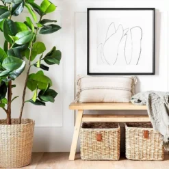 (Set Of 2) 24" X 24" Sketch Art Print Black/White - Threshold™ Designed With Studio McGee -Threshold™ GUEST 55a5f7b4 c4ed 4cf8 b20c 11adee0c94de