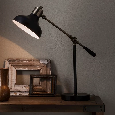 Crosby Schoolhouse Desk Lamp Black - Threshold 4 Crosby Schoolhouse Desk Lamp Black - Threshold - Image 2