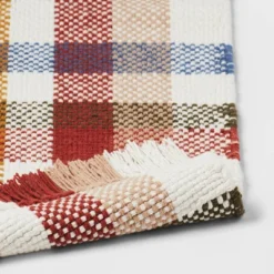 20"x34" Multi-Plaid Woven Pet Tapestry - Threshold™ -Threshold™ GUEST 5fe9a302 0d86 4326 a6ff 7a443548e11e