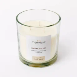 Clear Glass Masala Rose Candle White - Threshold™ Designed With Studio McGee -Threshold™ GUEST 6158848c d4f8 4efe 93c4 8a58a533ee09