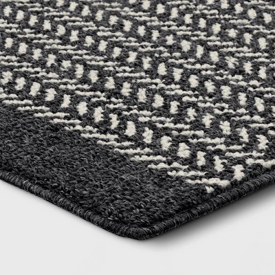 Herringbone Rug Gray - Threshold™ 4 Herringbone Rug Gray - Threshold™ - Image 2